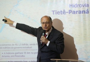 O governador Geraldo Alckmin durante III Seminário Internacional de Direito Administrativo e Administração Públicarealizado no Instituto Brasiliense de Direito Públic