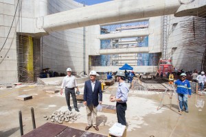 Visita às Obras da Estação Brooklin, São Paulo.