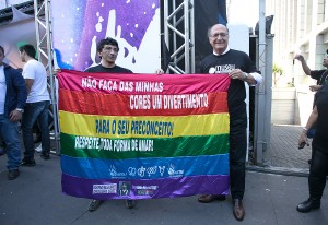 Alckmin visita Parada LGBT