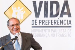 O Governador de  São Paulo, Governador lançou   Programa Movimento Paulista de Segurança no Trânsito. 20/08/2015, São Paulo - Eduardo Saraiva/A2IMG