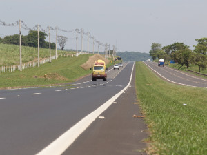 O Governador de São Paulo, durante cerimônia de inicio das obras de acesso ao Distrito Industrial SP 225.  Data: 08/10/2015. Local: Itirapina/SP Foto Ciete Silvério/A2img