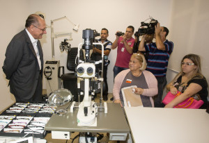 O Governador de São Paulo, durante lançamento do Programa Vale a Pena Ver na AME Barradas. Data: 09/11/2015. Local: São Paulo/SP Foto Ciete Silvério/A2img