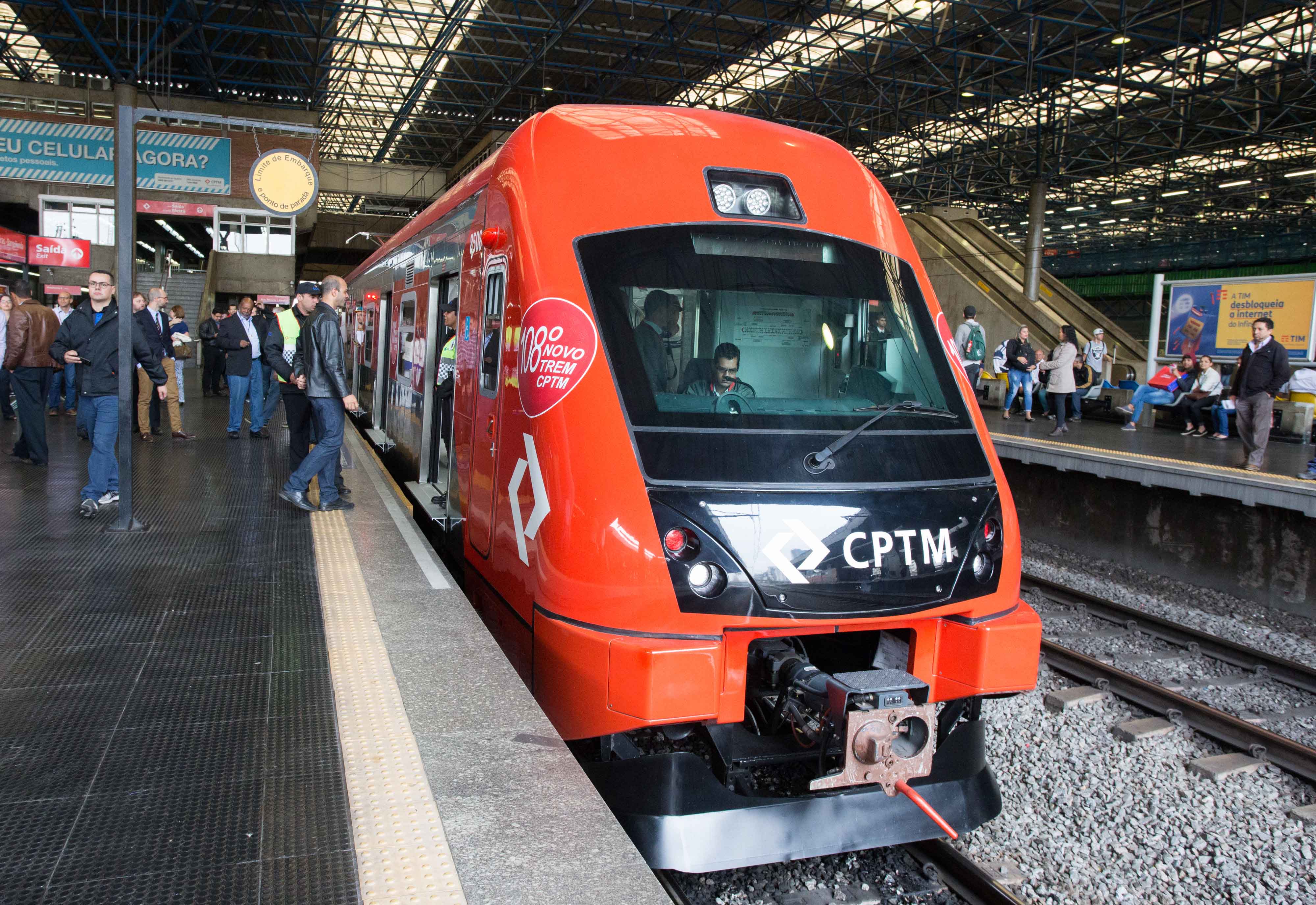 Linha 7Rubi da CPTM ganha novo trem PSDBSP Linha 7Rubi da CPTM ganha novo trem PSDBSP